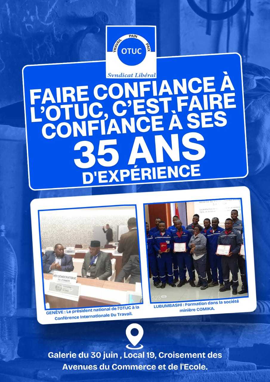 36 années d'expérience syndicale